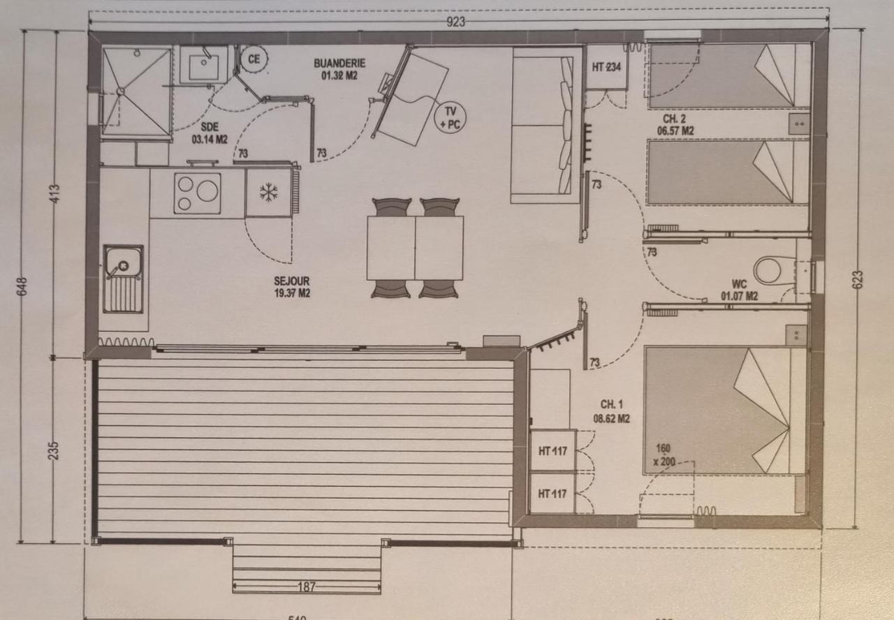 Chalet Etxetxoa, De 1 A 4 Personnes Avec Climatisation, Terrain Prive Et Piscine Hasparren Buitenkant foto